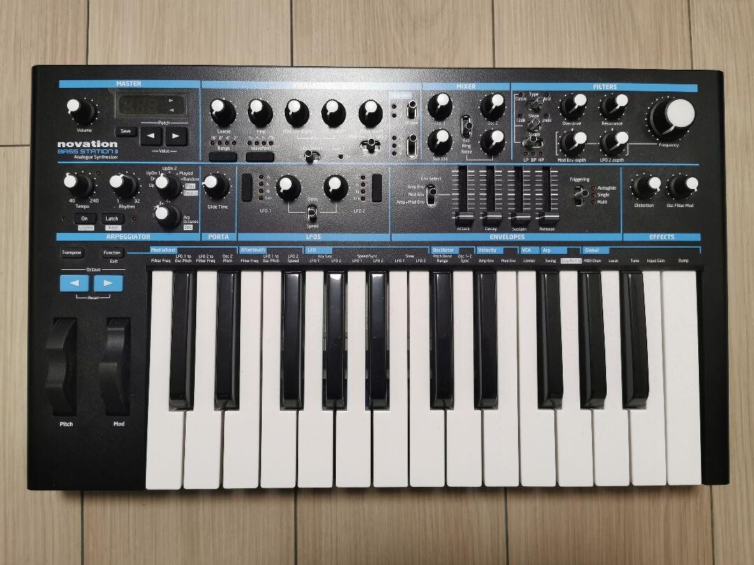 Novation Bass Station II 2 Keyboard Analog Synthesizer | eBay