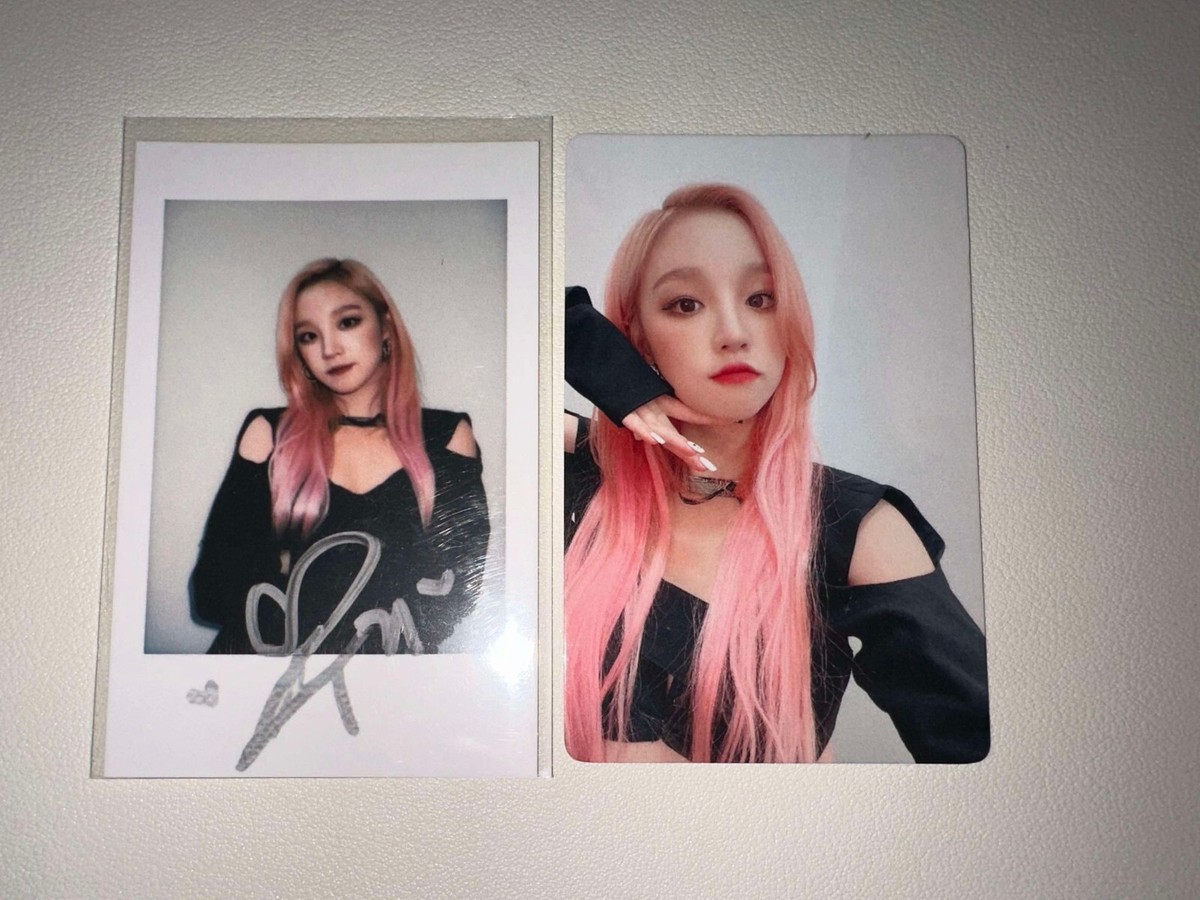 I-DLE G-IDLE I NEVER DIE ALBUM YZY LIMITED POLAROID POB PHOTOCARD
