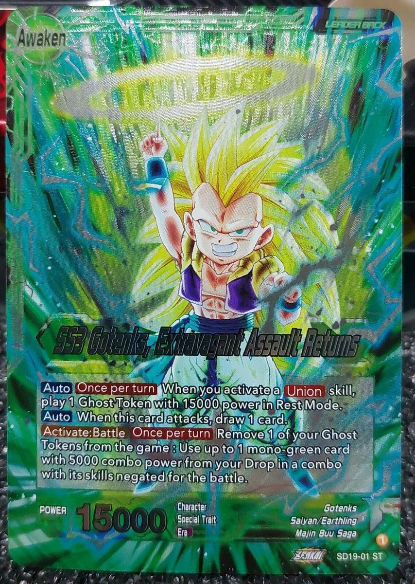 Gotenks SS3 Gotenk,Extravagant Assault Return Foil SD19-01 ST Dawn