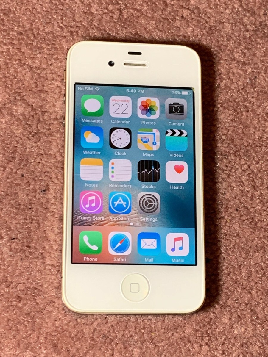Apple iPhone 4s - 8GB - White +(UNLOCKED) A1387+ ON SALE !!! | eBay