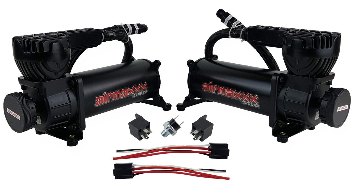 Black 580 Compressors Air Ride Suspension 150 psi On 180 psi Off