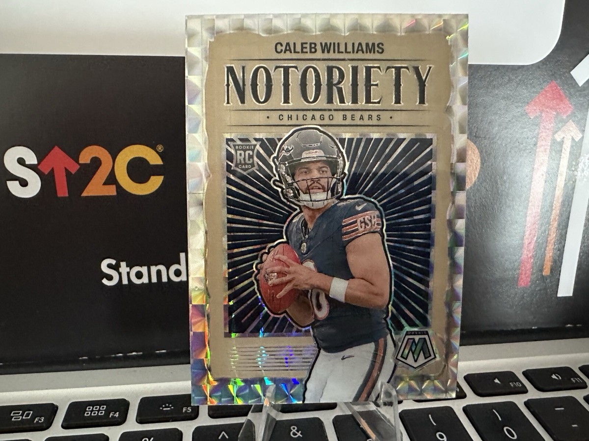 2024 Mosaic Caleb Williams * Notoriety * Silver Prizm RC Rookie