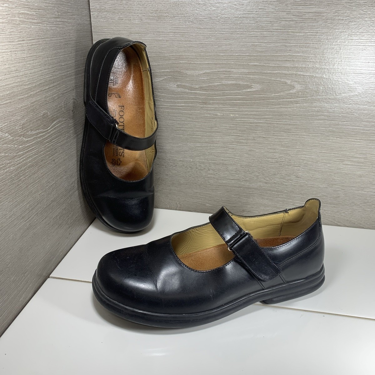 Footprints by Birkenstock Annapolis Mary Jane Comfort Black Womens