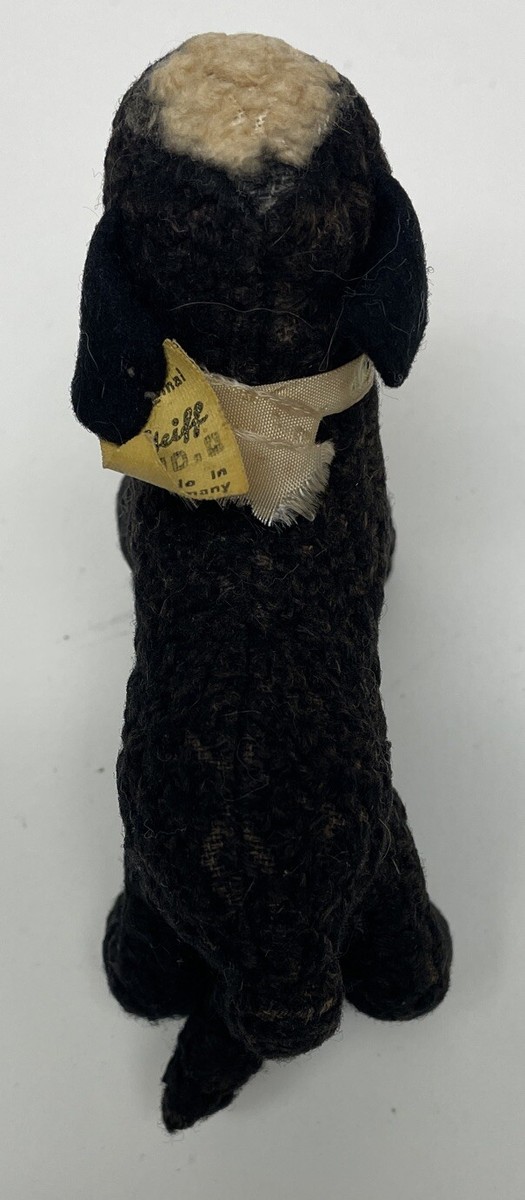 Vintage Steiff Swapl Small Persian Black Lamb Sheep 10cm 1957-66