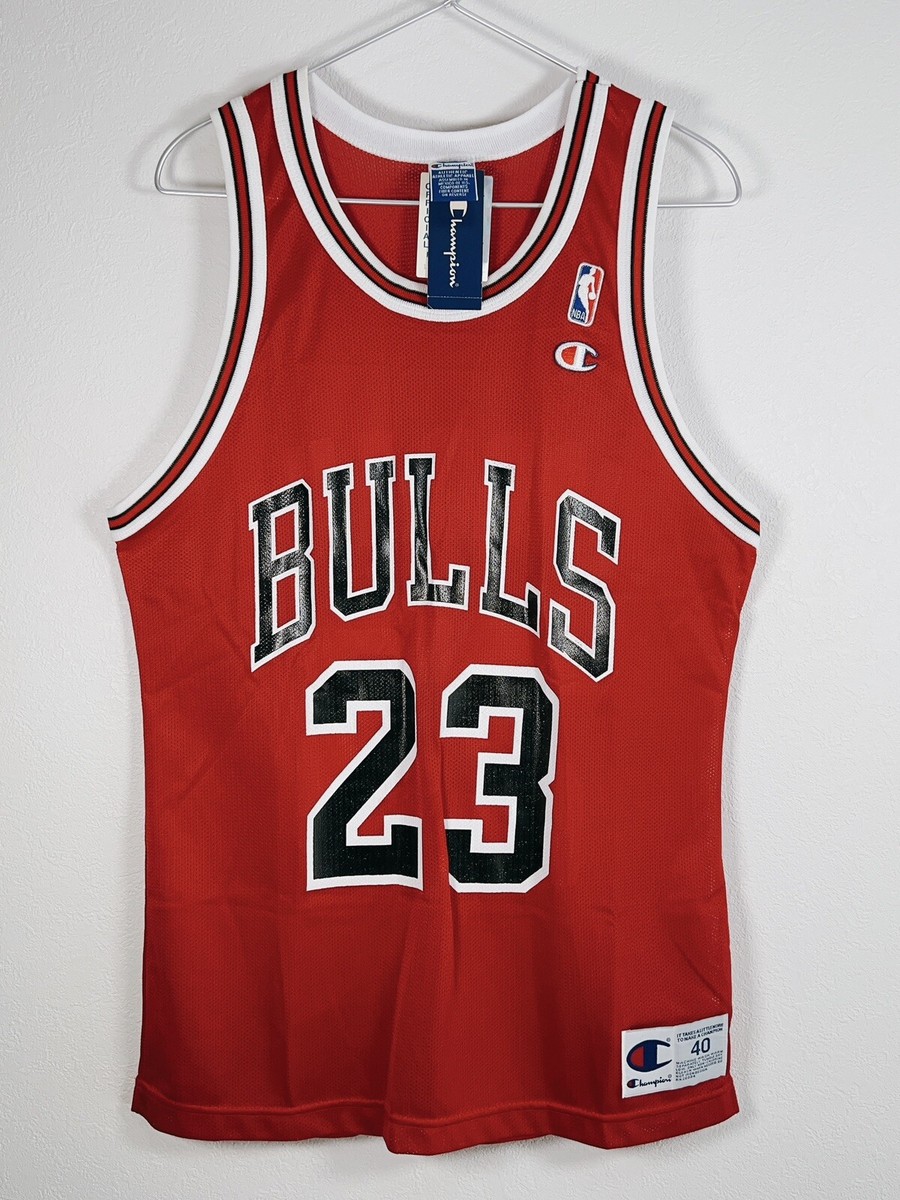 NWT Michael Jordan #23 Chicago Bulls Away Jersey Champion NBA Size