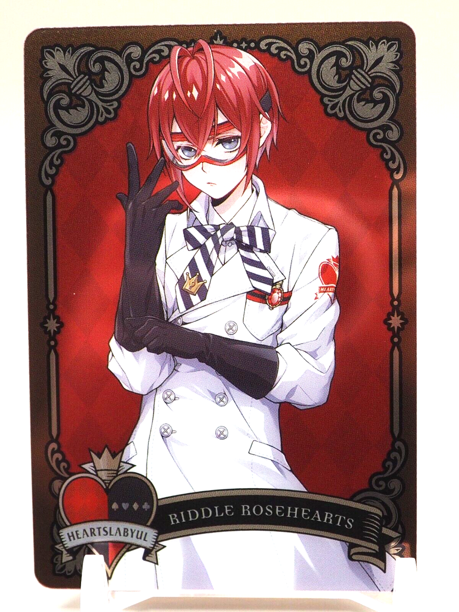 Riddle Rosehearts Twisted Wonderland Metal card P3-01 Disney