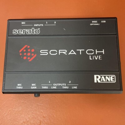 Rane Scratch Live DJインターフェース 初期 スクラッチライブ Rane
