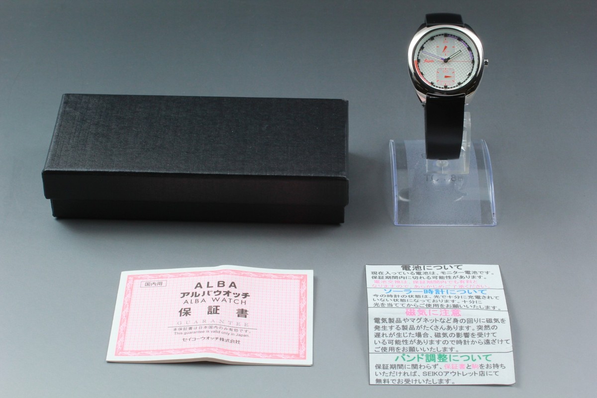 RARE N MINT Seiko Alba Fusion VD77-KHF0 Small-Sec Lumi-Hands Qz