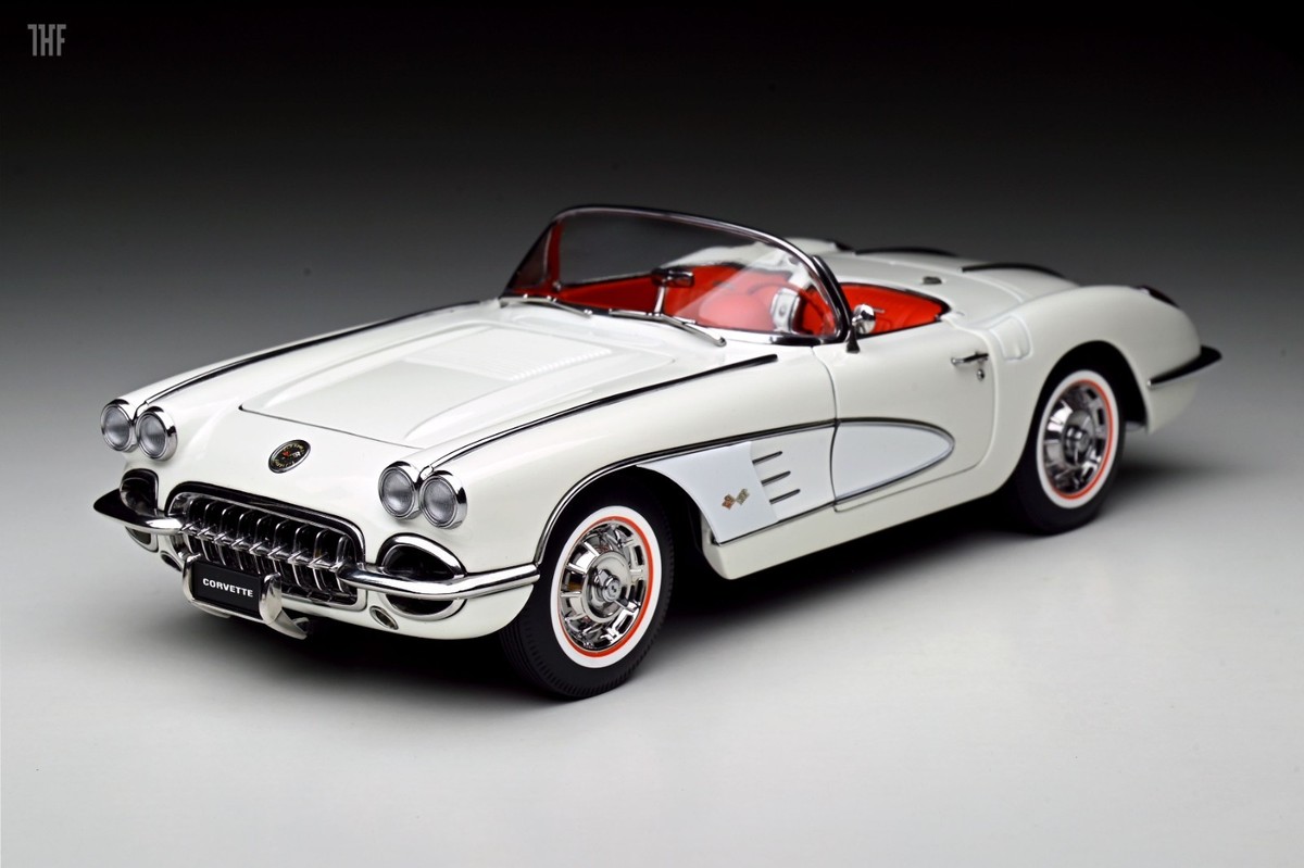 1/18 AUTOart Chevrolet Chevy Corvette C1 white 1958-71147 | eBay