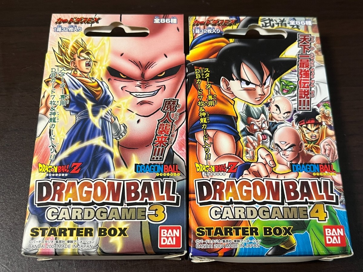 2004 Dragon Ball Card Game Vol.3 & Vol.4 Starter set Sealed