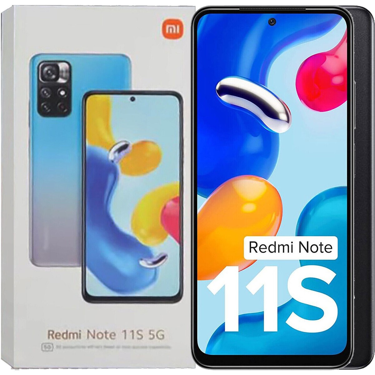 Xiaomi Redmi Note 11S 5G Midnight Black 64GB + 4GB Dual-Sim