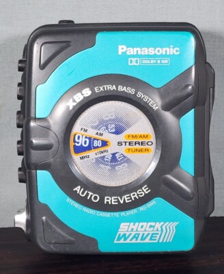 Panasonic Shockwave Stereo Radio Cassette Player RQ-SW6 Walkman
