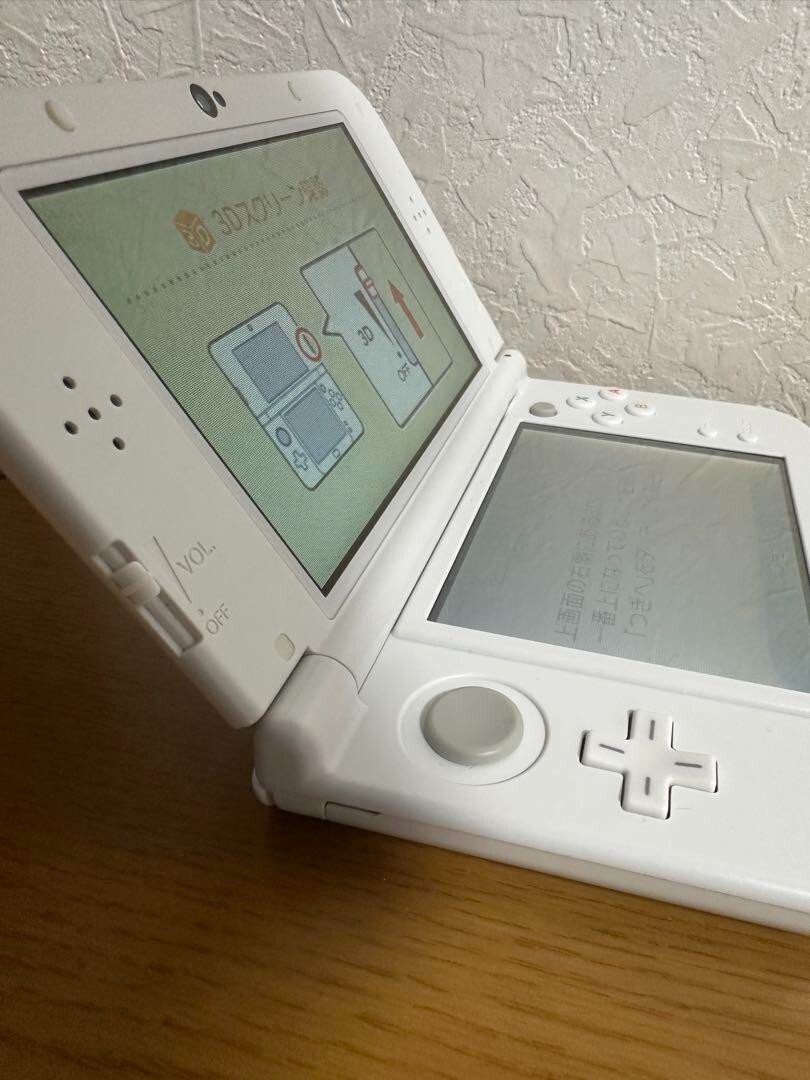 IPS New Nintendo 3DS LL XL Pearl White top Dual IPS LCD JP VG | eBay