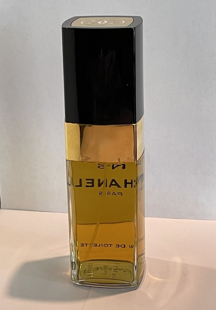 Vtg CHANEL No. 5 Eau De Toilette EDT SPRAY 3.4 fl oz/100 ml RARE