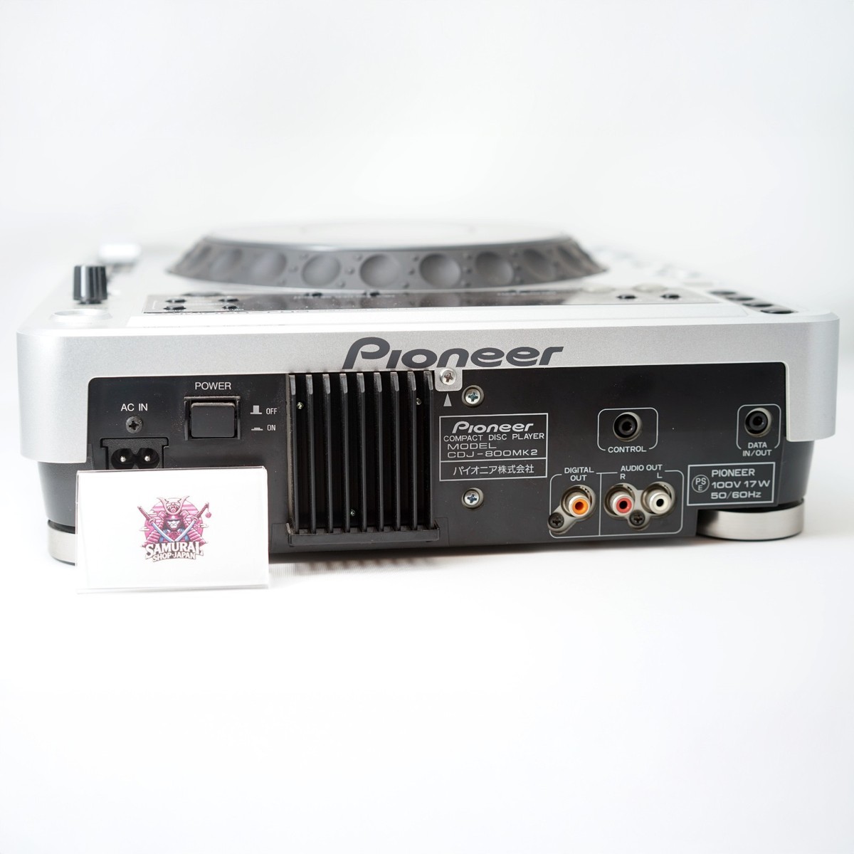 Pioneer CDJ-800MK2 DJ CD Media Player Turntable Deck Silver Japan