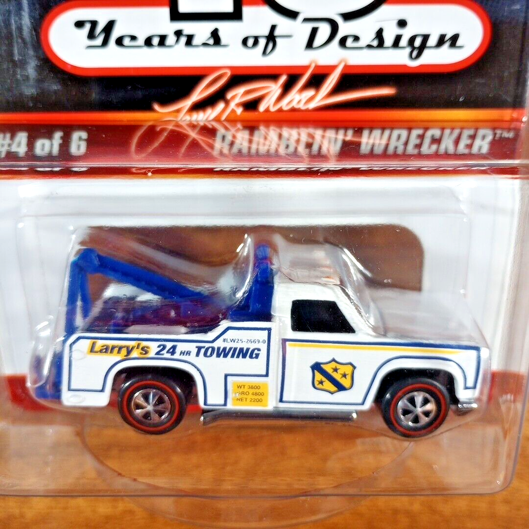 Hot Wheels RLC Larry Wood 40 Years of Design Ramblin' Wrecker 4928