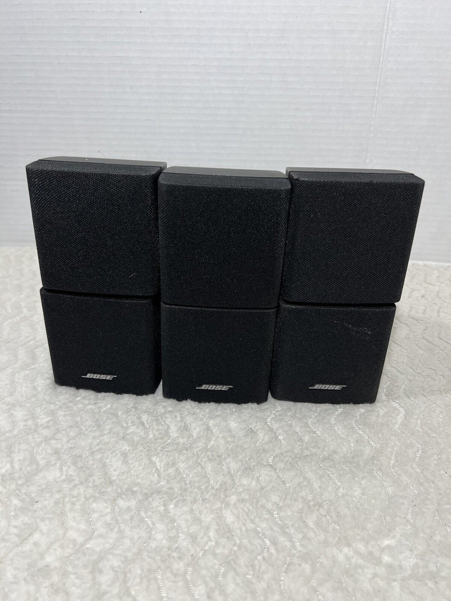 Set of 3 Bose Lifestyle Acoustimass Double Cube Surround Sound