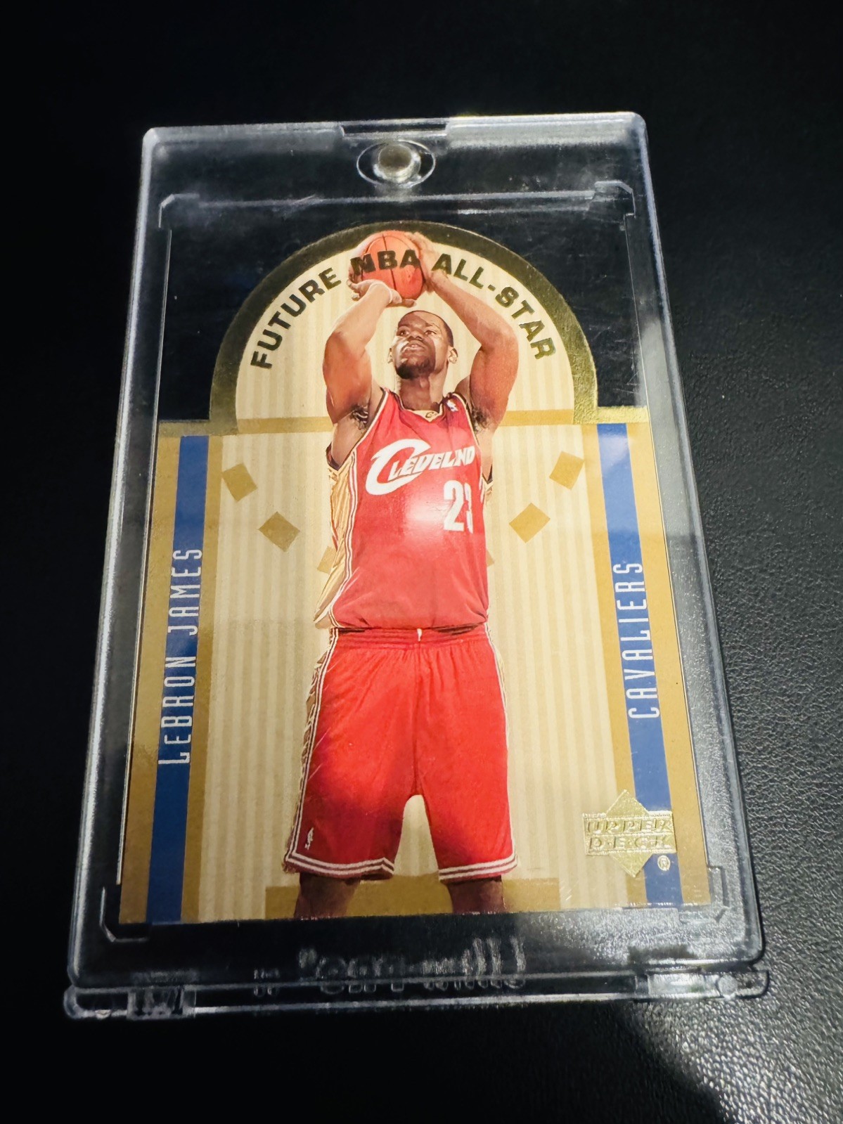 LeBron James 2003 Upper Deck #E15 Future NBA All-Star Die-Cut