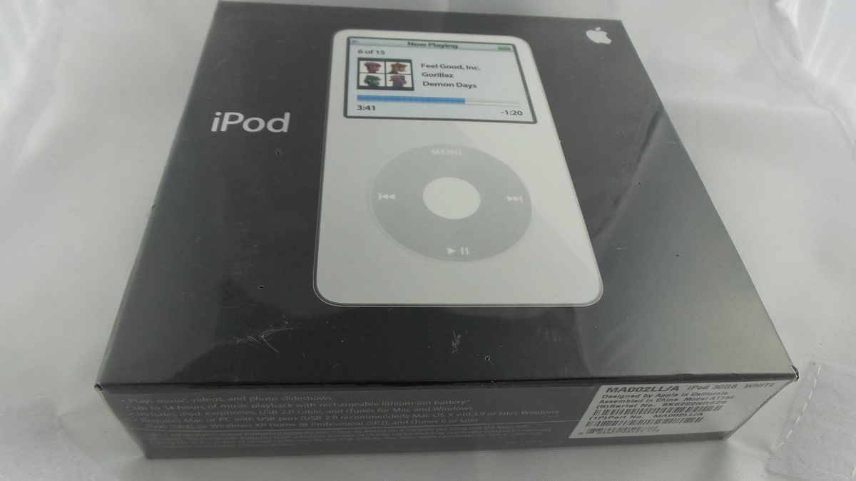 Apple iPod Classic A1136 30 GB Video - 5th Generation - White