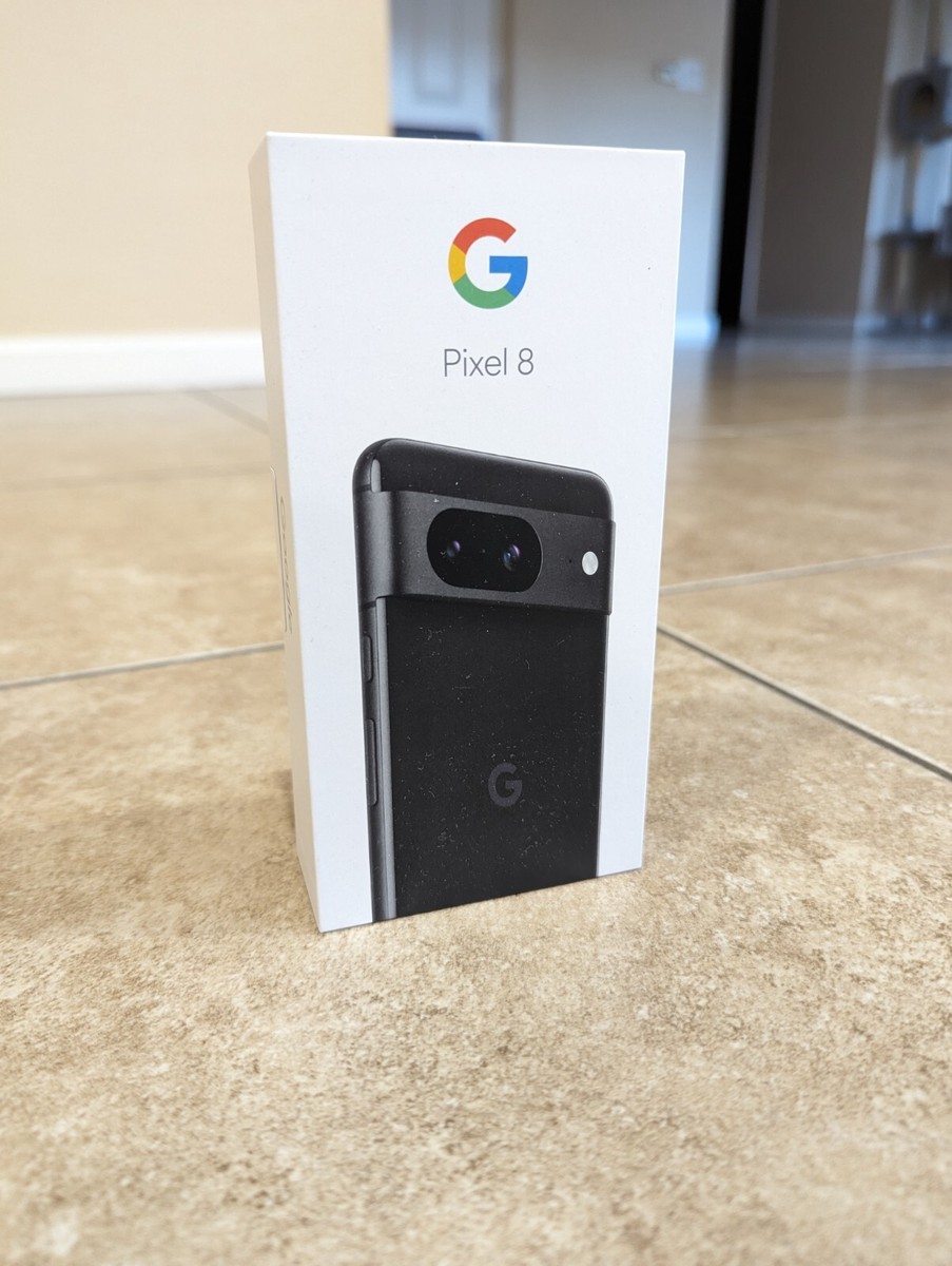 Google Pixel 8 Obsidian Black 128gb Android Smartphone Factory