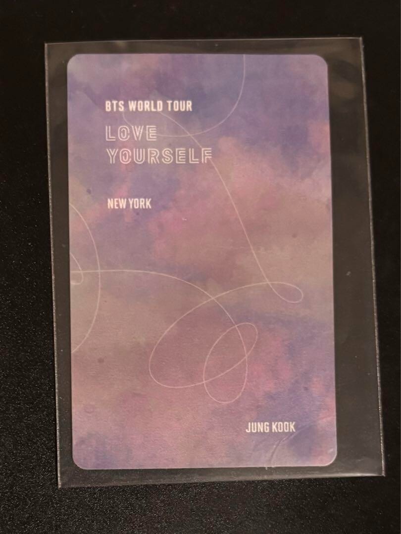 BTS Jungkook Love Yourself World Tour NEW YORK DVD Official Photo