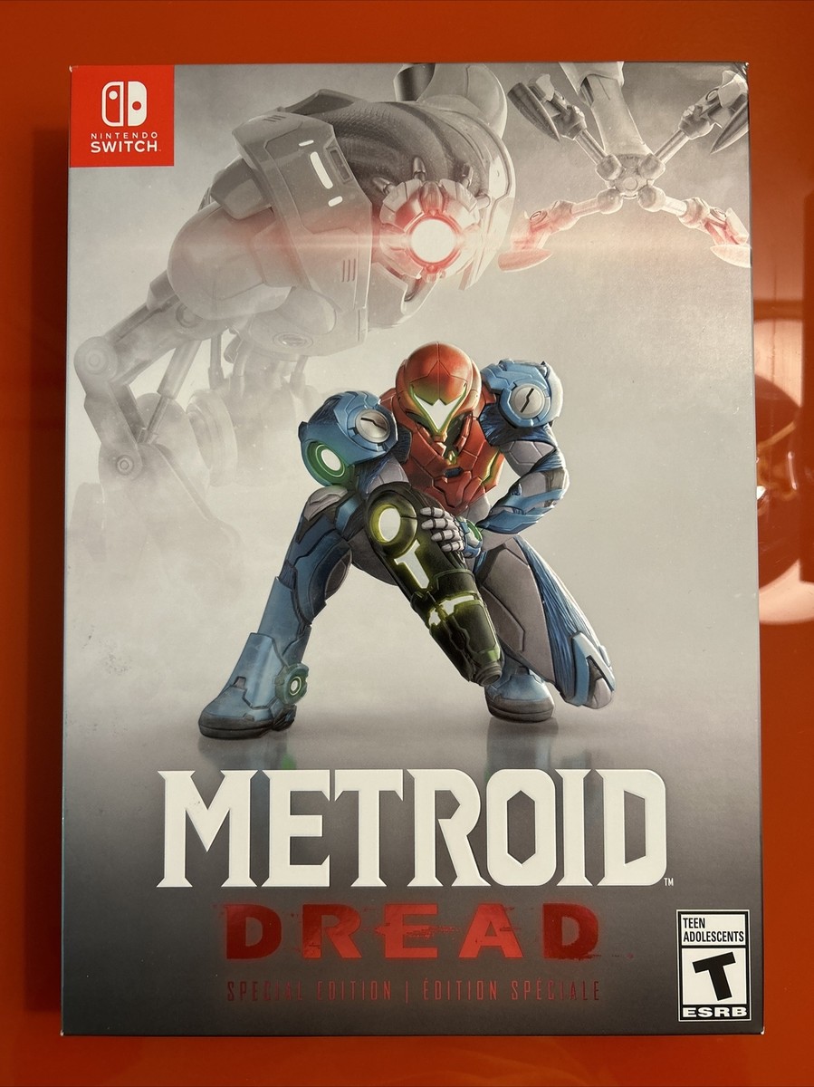 Metroid Dread Special Edition Nintendo Switch Steelbook Art