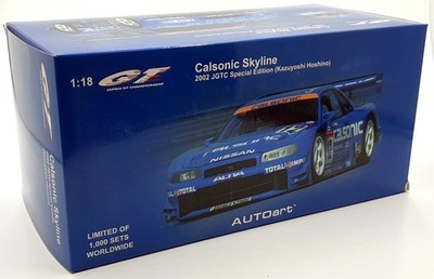 Autoart 1/18 Scale 80284 Nissan Skyline GT-R34 JGTC 2002 Calsonic