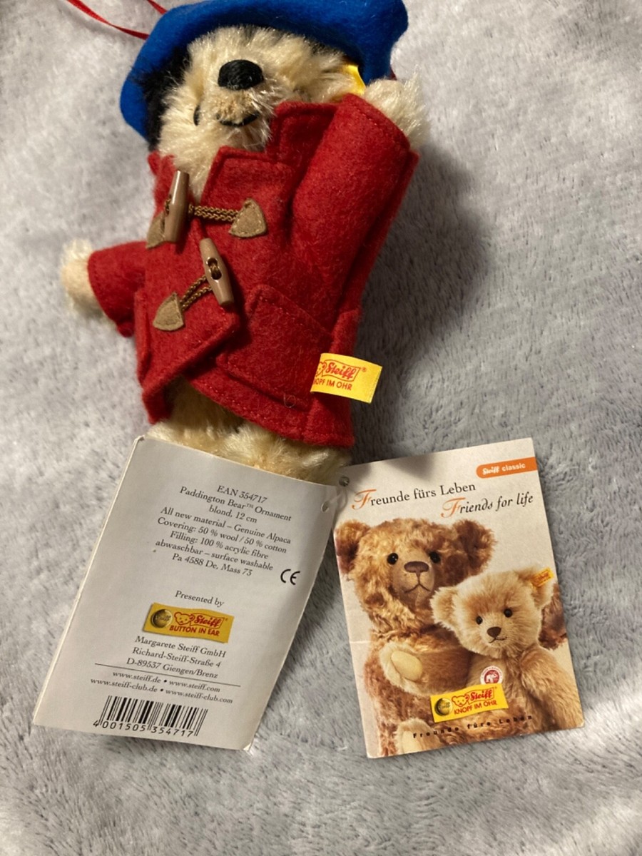 2007 Steiff paddington bear hanging ornament 12 cm 2007 | eBay