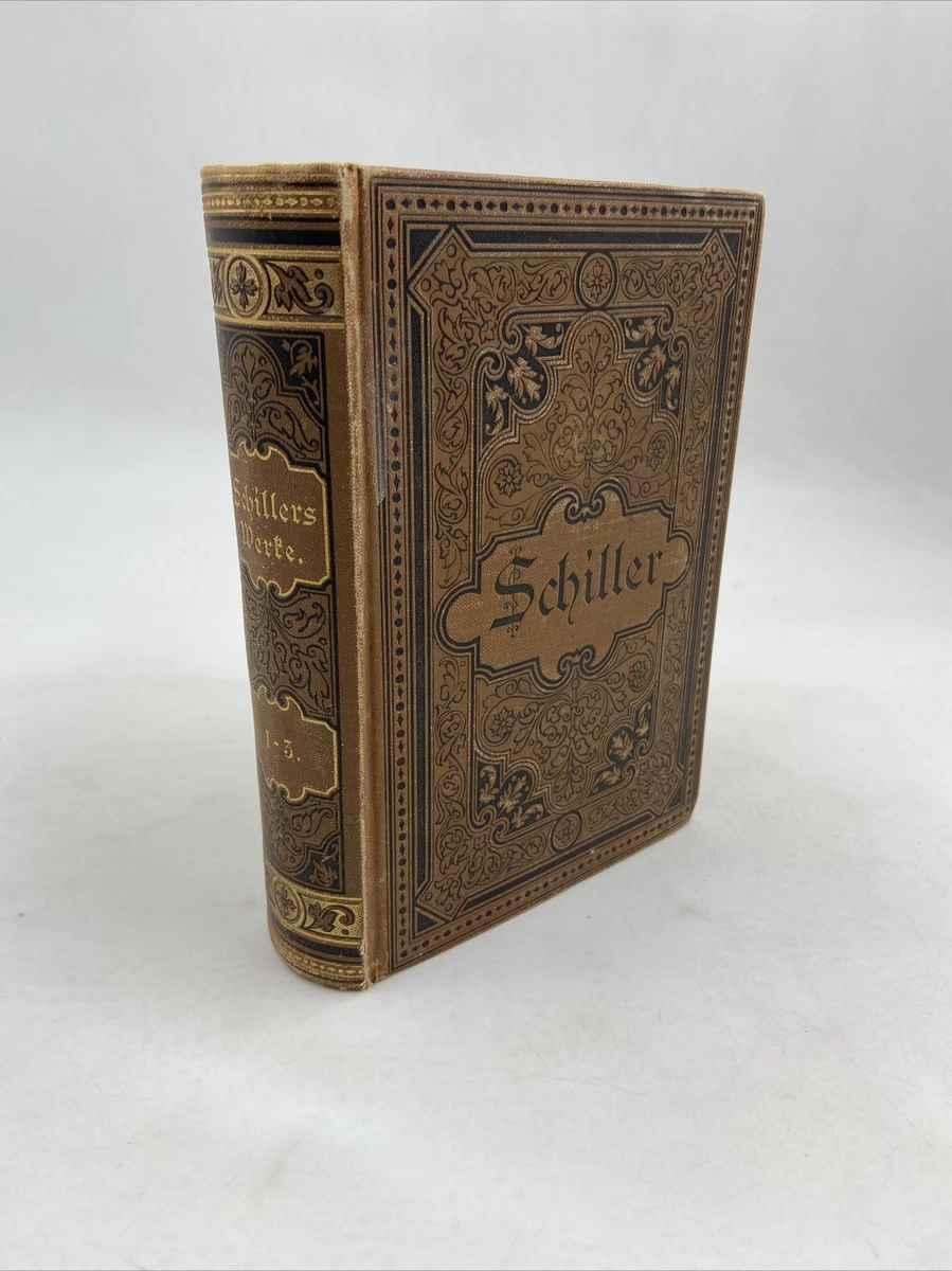 Friedrich Schiller Antiquarian & Collectible Books in German for