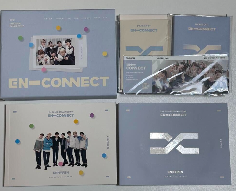 ENHYPEN 2021 FANMEETING EN-CONNECT DVD W/ SUNOO Passport Photocard