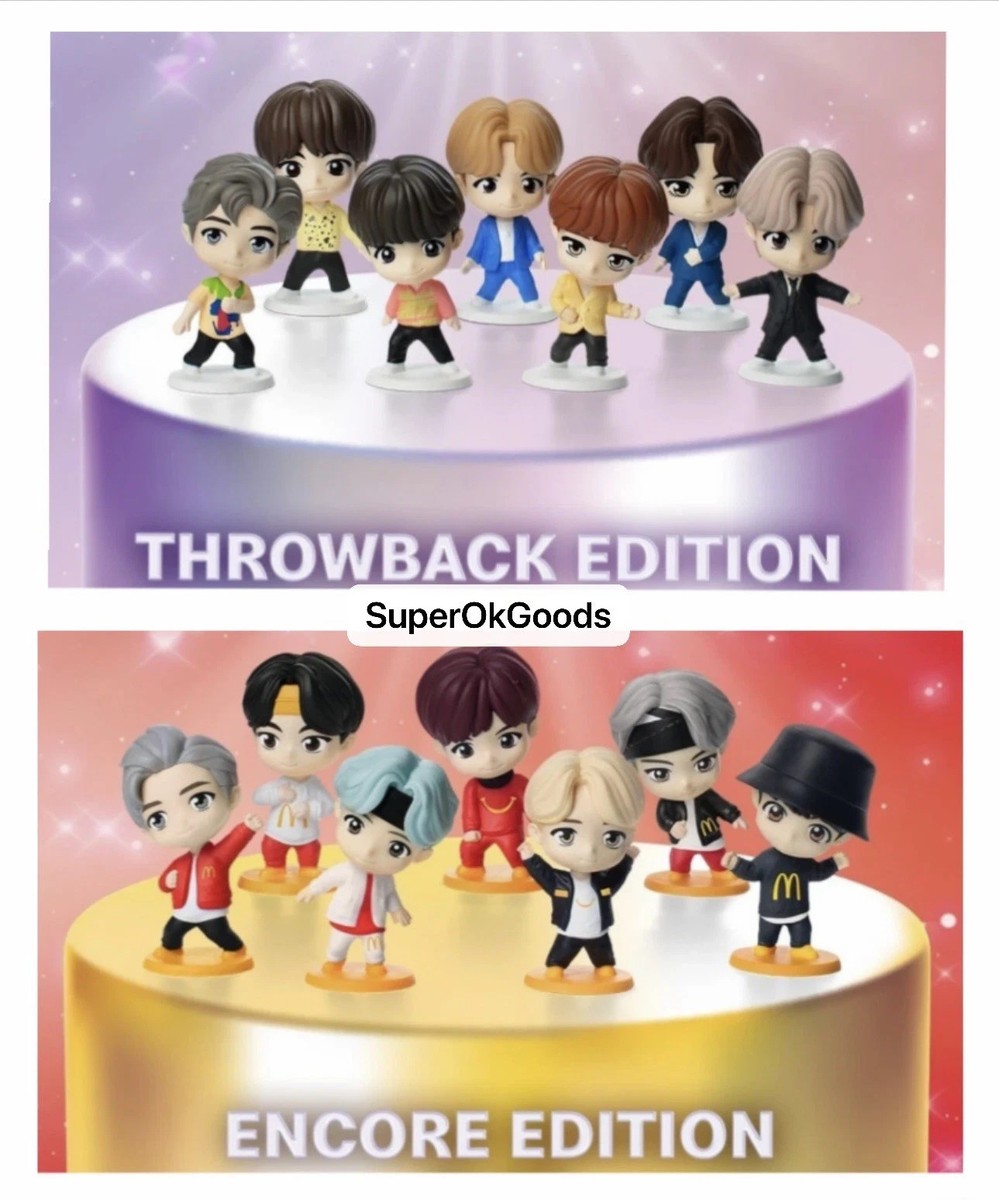 McDonald's Tinytan x BTS 2025 Happy Meal Toys Sets Or Singles
