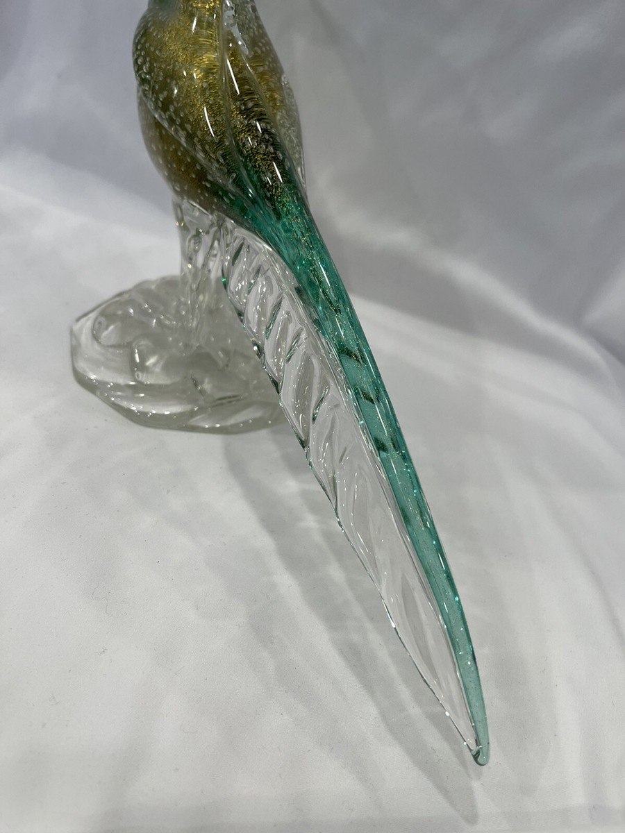 MURANO RARE VINTAGE c1950 ARCHIMEDE SEGUSO GLASS PHEASANT