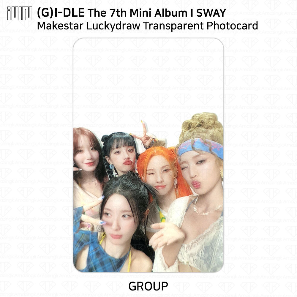 G)I-DLE G-IDLE 7th Mini Album I SWAY Makestar Lucky Draw Photocard