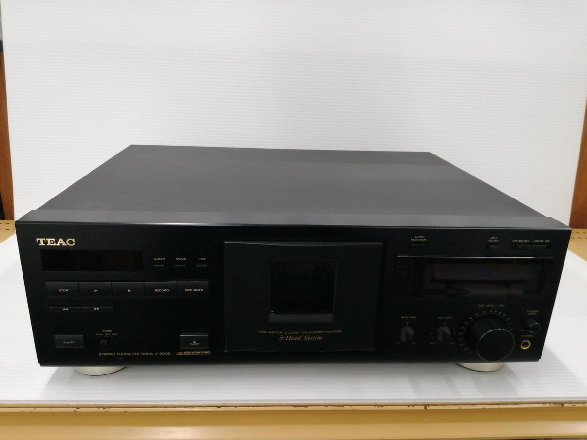 TEAC V-3000 動作品TEAC・V-3000／ステレオカセットデッキ V-3000の