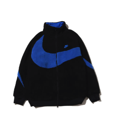 Nike Big Swoosh Reversible Boa Jacket Asia Sizing BQ6546-009