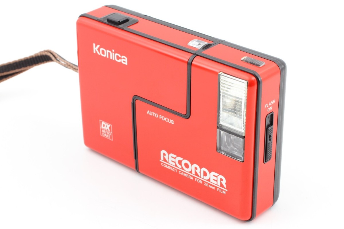 Mint++ In Case👘New Seals] Konica Recorder DX Red Half Frame Film