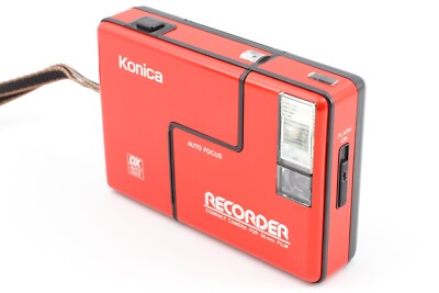 Mint++ In Case👘New Seals] Konica Recorder DX Red Half Frame Film