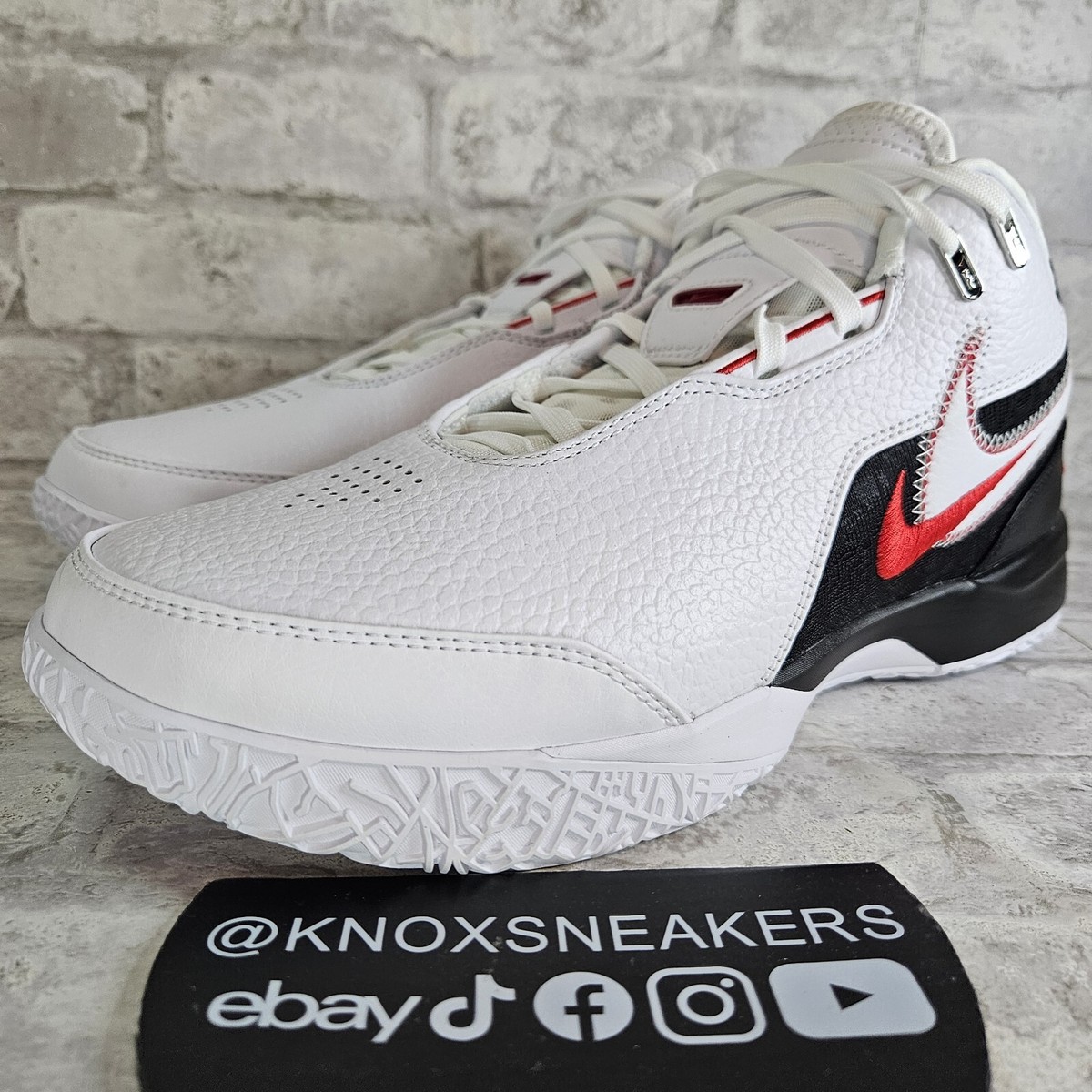 Nike LeBron NXXT Gen AMPD First Game White Black FJ1566 100 Men's