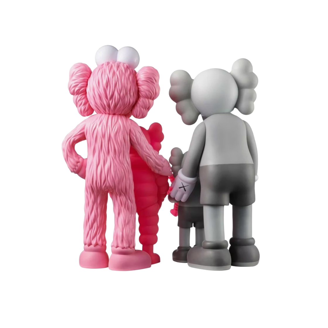 Kaws Family Vinyl Figure Grey Pink | eBay