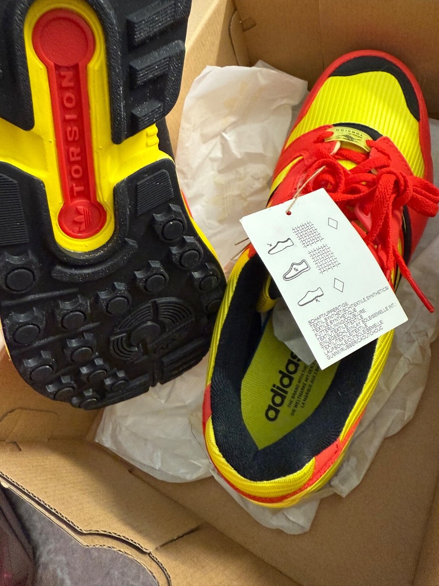 Adidas ZX 8000 Bright Yellow Red 🇪🇸 Spain Edition Size US 11