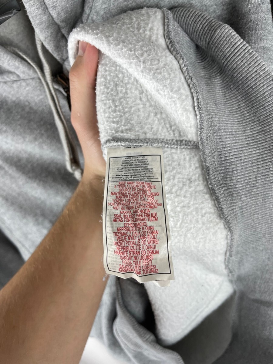 Nike Vintage y2k grey classic zip hoodie hooded jacket | eBay