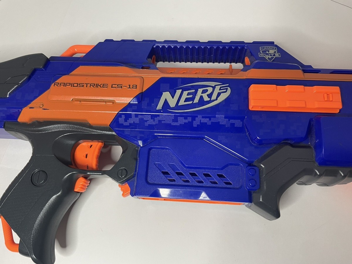 Nerf N-Strike Elite Rapidstrike CS-18 Blaster, with battery pack