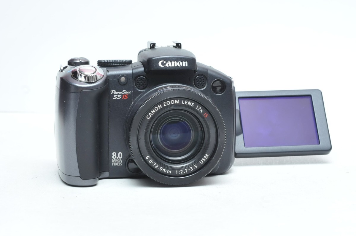 Canon PowerShot S5 IS 8MP Digital Camera w/12x Optical Zoom Lens