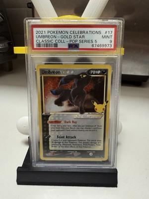Umbreon Gold Star PSA 9 17/17 Celebrations Mint Pokemon | eBay