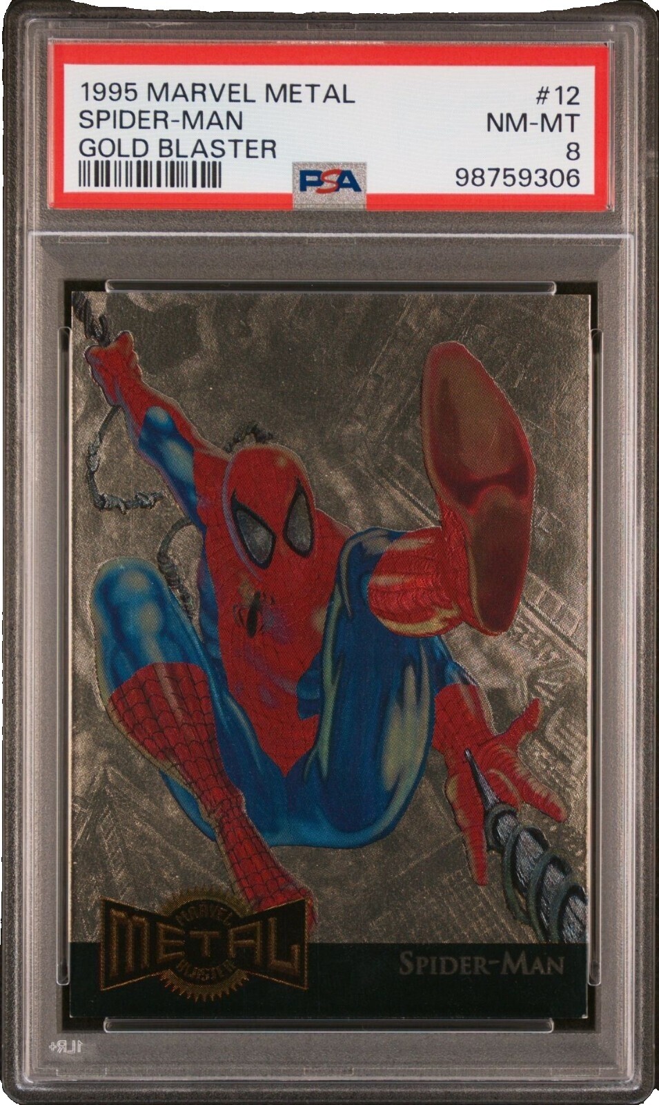 1995 Marvel Metal Gold Blaster | eBay