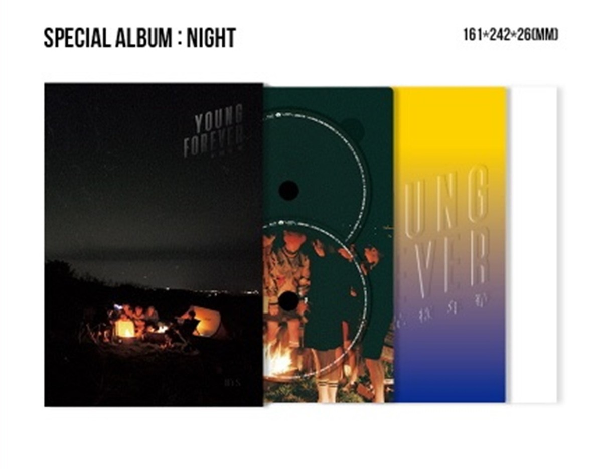 BTS Special Album Young Forever Night Ver 2CD+112p P.Book+Polaroid
