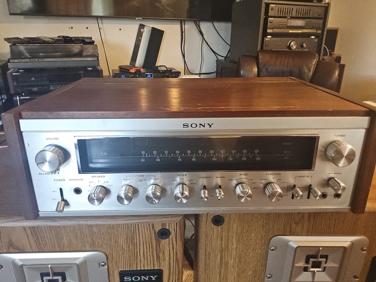 Vtg Sony STR-7065 AM/FM Silver Faced Stereo Receiver | eBay