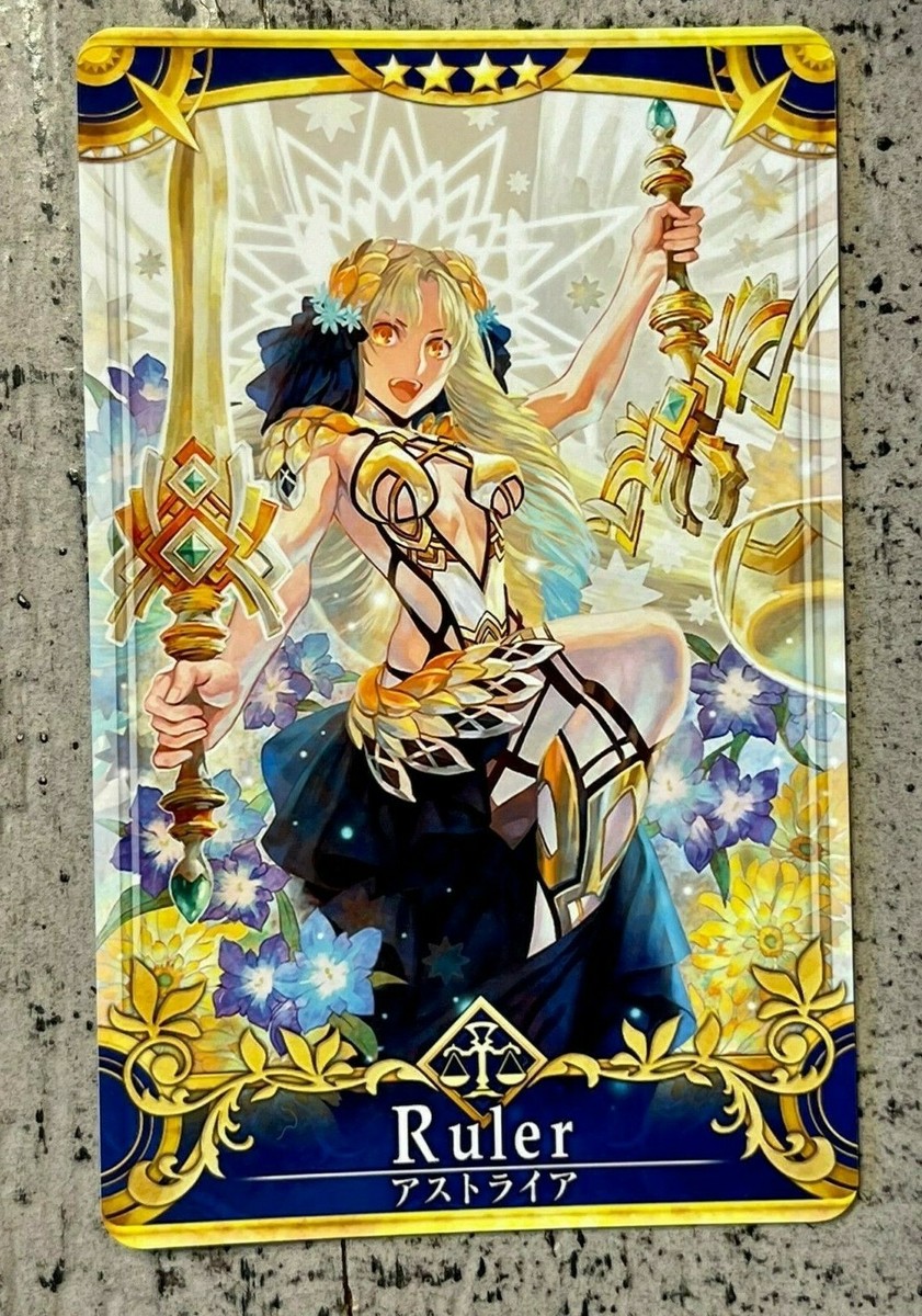 Fate Grand Order FGO Arcade Card Ruler Astraea Luviagelita Luvia