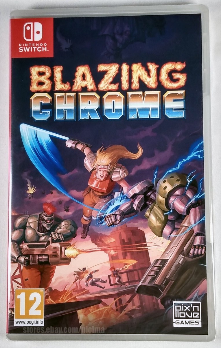 BLAZING CHROME Brand New NINTENDO SWITCH Game European Release