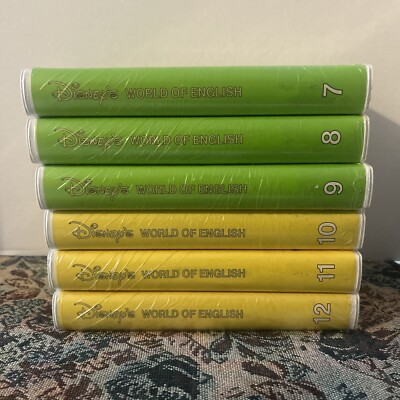 Disney World Of English Vhs Sealed Set Chinese To English 1-12